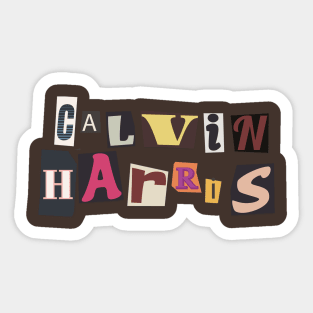 CALVIN HARRIS Sticker